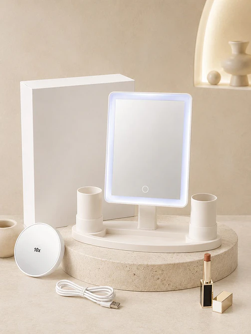 ESPEJO DE MAQUILLAJE LED C/U 6