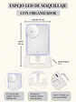 ESPEJO DE MAQUILLAJE LED C/U - Miniatura 8