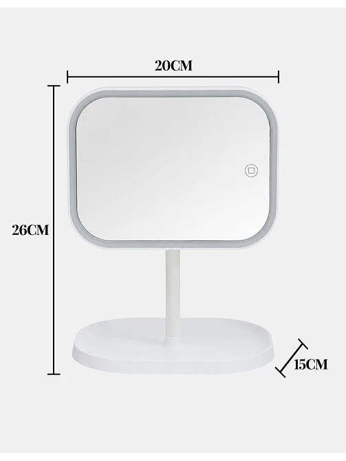 ESPEJO DE MAQUILLAJE LED C/U 6