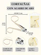 CORTAÚÑAS CON MANGO LARGO C/U - Miniatura 6