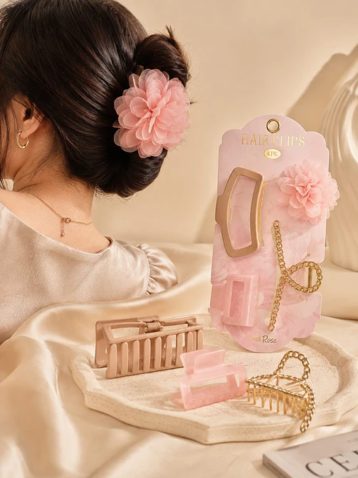 SET DE ACCESORIOS PARA PELO PCS*4 3