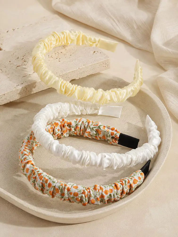 SET DE VINCHAS FRUNCIDAS PCS*3 1