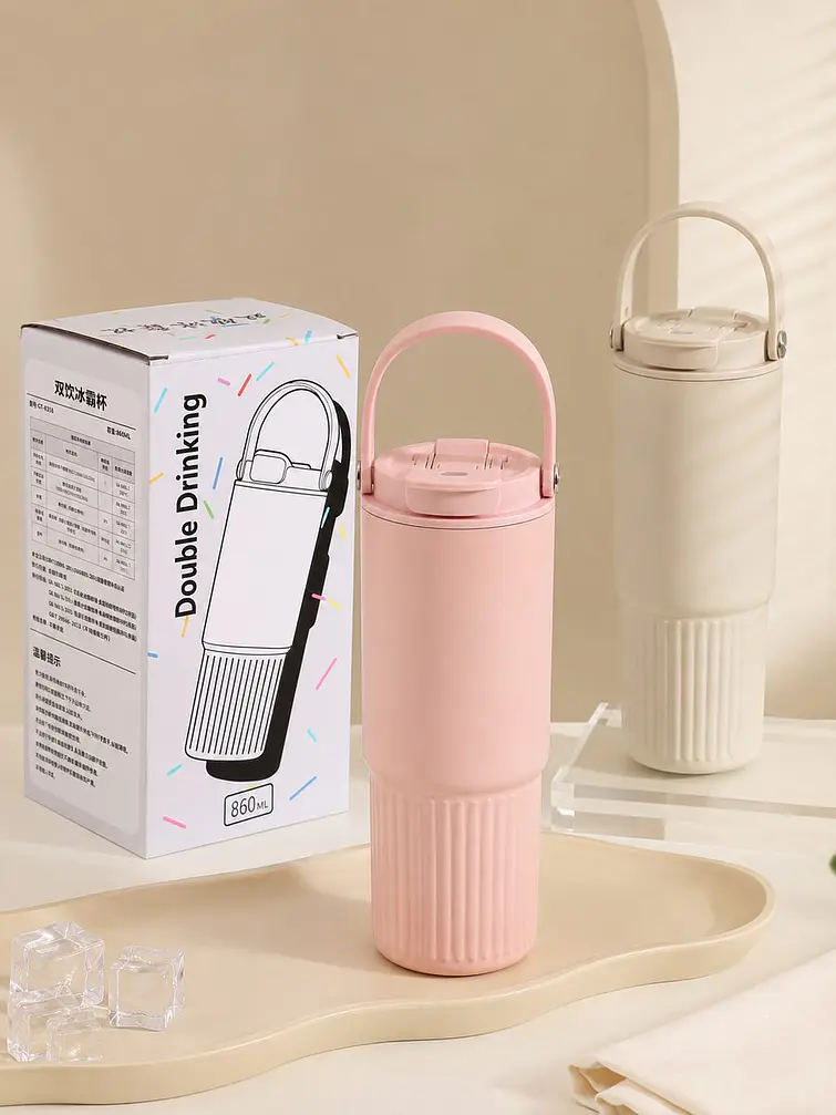 VASO TERMICO CON MANIJA 900 ML C/U 5