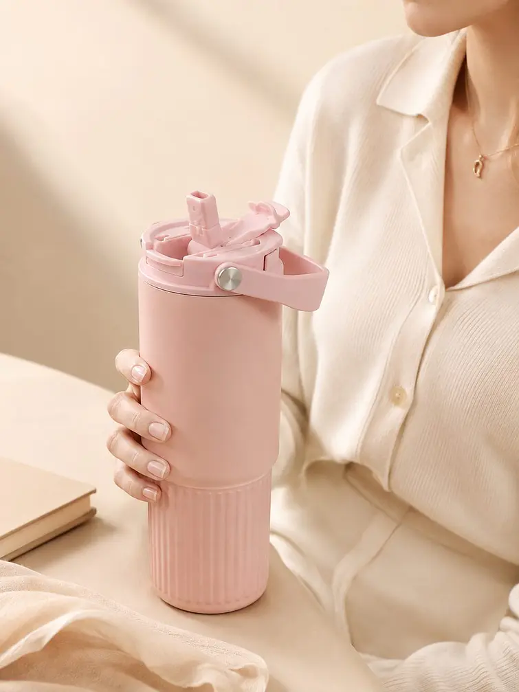 VASO TERMICO CON MANIJA 900 ML C/U 6