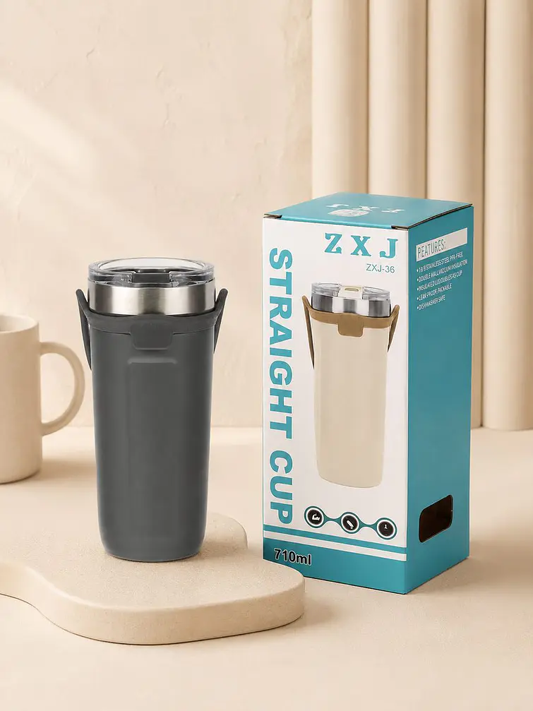 VASO TERMICO CON ASA 710ML C/U 5