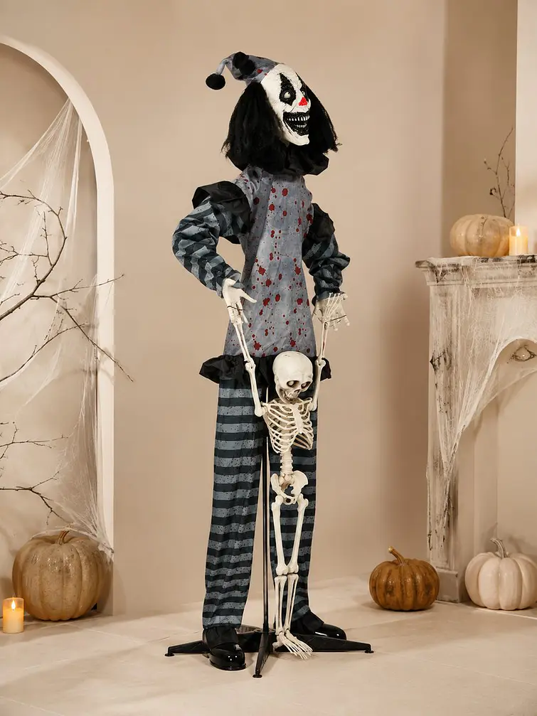 ADORNO DE HALLOWEEN PAYASO C/U 4