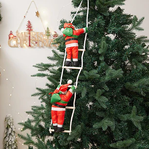 SET DE ADORNOS PAPA NOEL 40 CM PCS*2