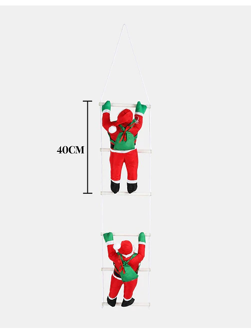 SET DE ADORNOS PAPA NOEL 40 CM PCS*2 5