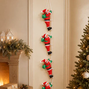 SET DE ADORNOS PAPA NOEL 25 CM PCS*3