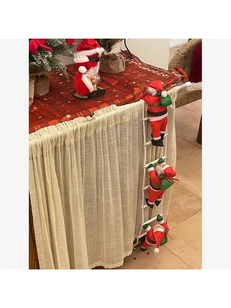 SET DE ADORNOS PAPA NOEL 25 CM PCS*3 5