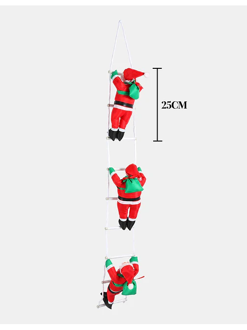 SET DE ADORNOS PAPA NOEL 25 CM PCS*3 6