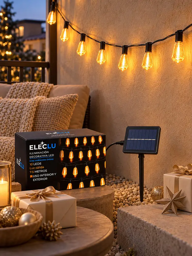 GUIRNALDA LED 10 FOCOS A 220 V 4