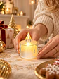 VELA LED TRANSPARENTE 5 CM - Miniatura 4