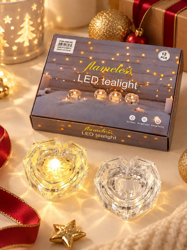 VELA LED DECORATIVA CORAZON 1