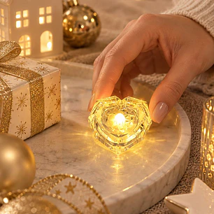 VELA LED DECORATIVA CORAZON