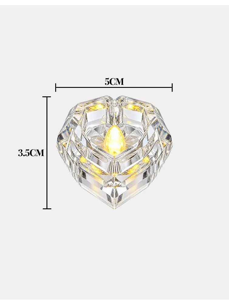 VELA LED DECORATIVA CORAZON 6