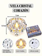 VELA LED DECORATIVA CORAZON - Miniatura 7