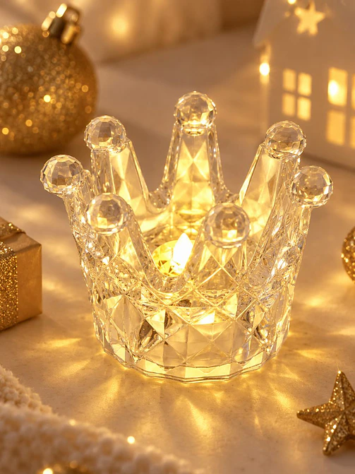 VELA LED DECORATIVA CORONA 5