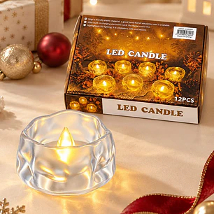 VELA LED DECORATIVA