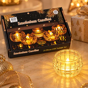 VELA LED DECORATIVA