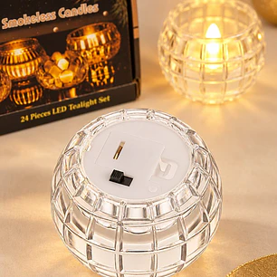 VELA LED DECORATIVA