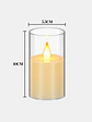 VELA LED CON VASO 10 CM - Miniatura 5