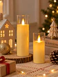 VELA LED CON VASO 15 CM - Miniatura 3