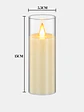 VELA LED CON VASO 15 CM - Miniatura 5