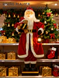 PAPA NOEL GIGANTE CON MUSICA 1.5 M - Miniatura 1