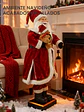 PAPA NOEL GIGANTE CON MUSICA 1.5 M - Miniatura 3