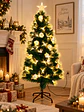 ARBOL CON LUCES Y ADORNOS IRIDISCENTES 1.8 M - Miniatura 4