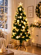 ARBOL CON LUCES Y ADORNOS IRIDISCENTES 1.8 M - Miniatura 5