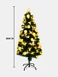 ARBOL CON LUCES Y ADORNOS IRIDISCENTES 1.8 M - Miniatura 8