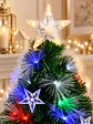 ARBOL NAVIDEÑO CON LUCES Y ESTRELLAS 90 CM - Miniatura 2