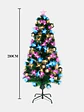 ARBOL NAVIDEÑO CON LUCES Y FAROLES 2.1 M - Miniatura 7