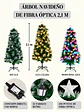 ARBOL NAVIDEÑO CON LUCES Y FAROLES 2.1 M - Miniatura 8