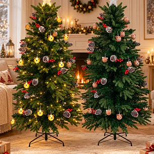 ARBOL NAVIDEÑO CON LUCES Y OSITOS 2.1 M