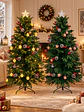ARBOL NAVIDEÑO CON LUCES Y OSITOS 2.1 M - Miniatura 1