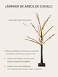 ARBOL DECORATIVO CEREZO CON LUZ 1.5 M - Miniatura 3