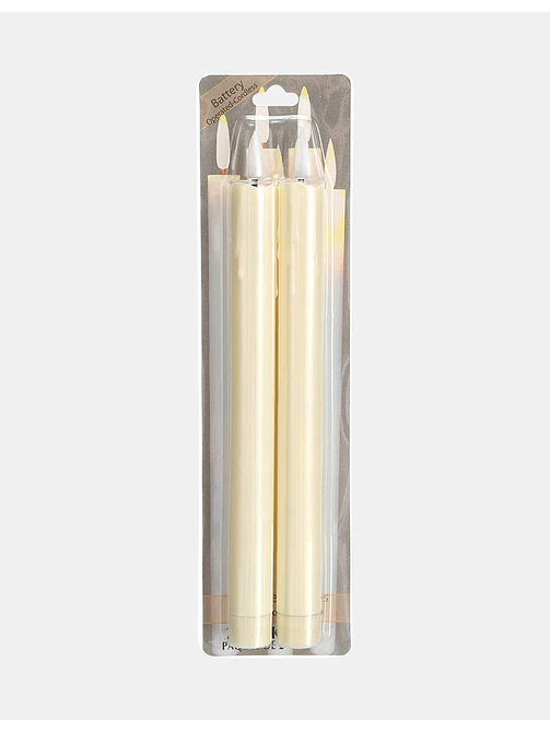 VELAS LED DERRETIDA 25 CM PACK*2 4