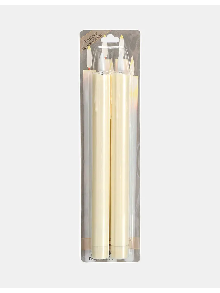 VELAS LED DERRETIDA 25 CM PACK*2 4