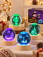 BOLA DE CRISTAL NAVIDEÑA 6 CM - Miniatura 1