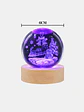 BOLA DE CRISTAL NAVIDEÑA 6 CM - Miniatura 7