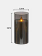 VELA LED CON VASO VIDRIO 15 CM - Miniatura 7
