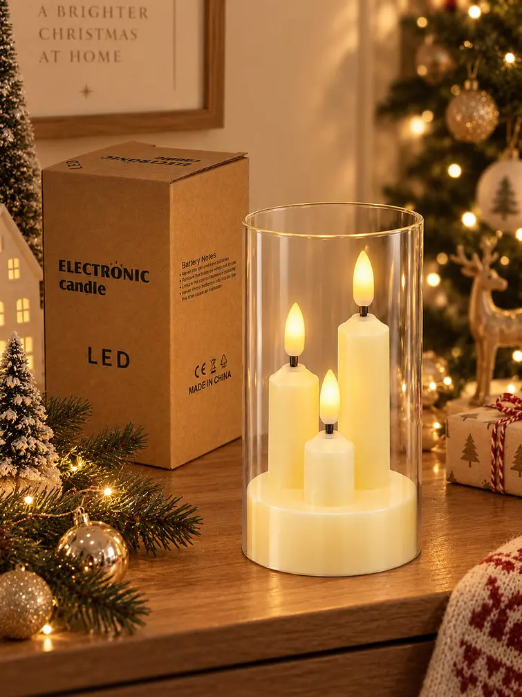 SET DE 3 VELAS DECORATIVAS 1