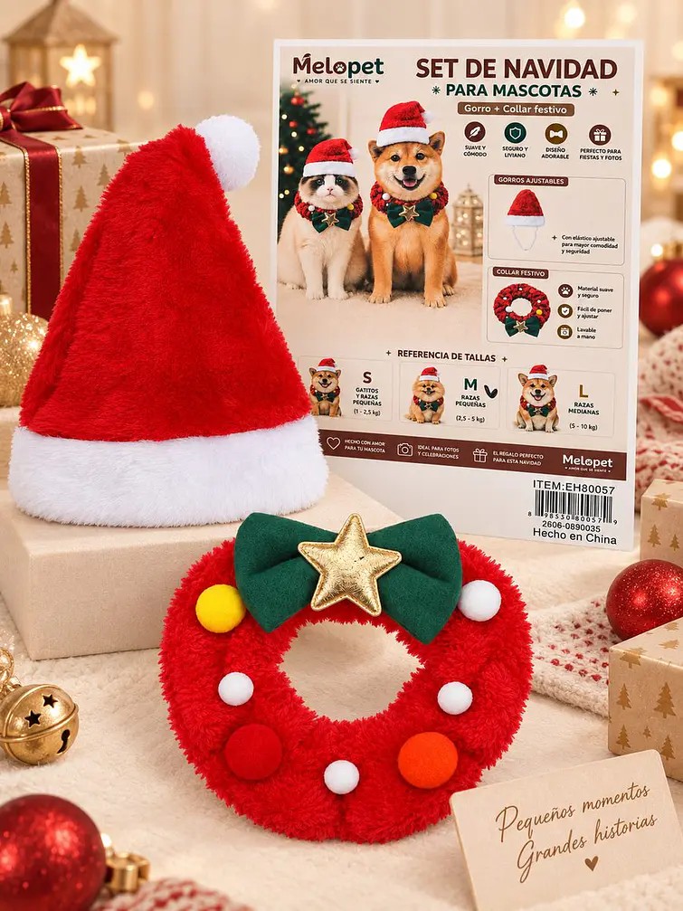 SET NAVIDEÑO PARA MASCOTA 1