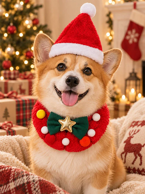 SET NAVIDEÑO PARA MASCOTA 4