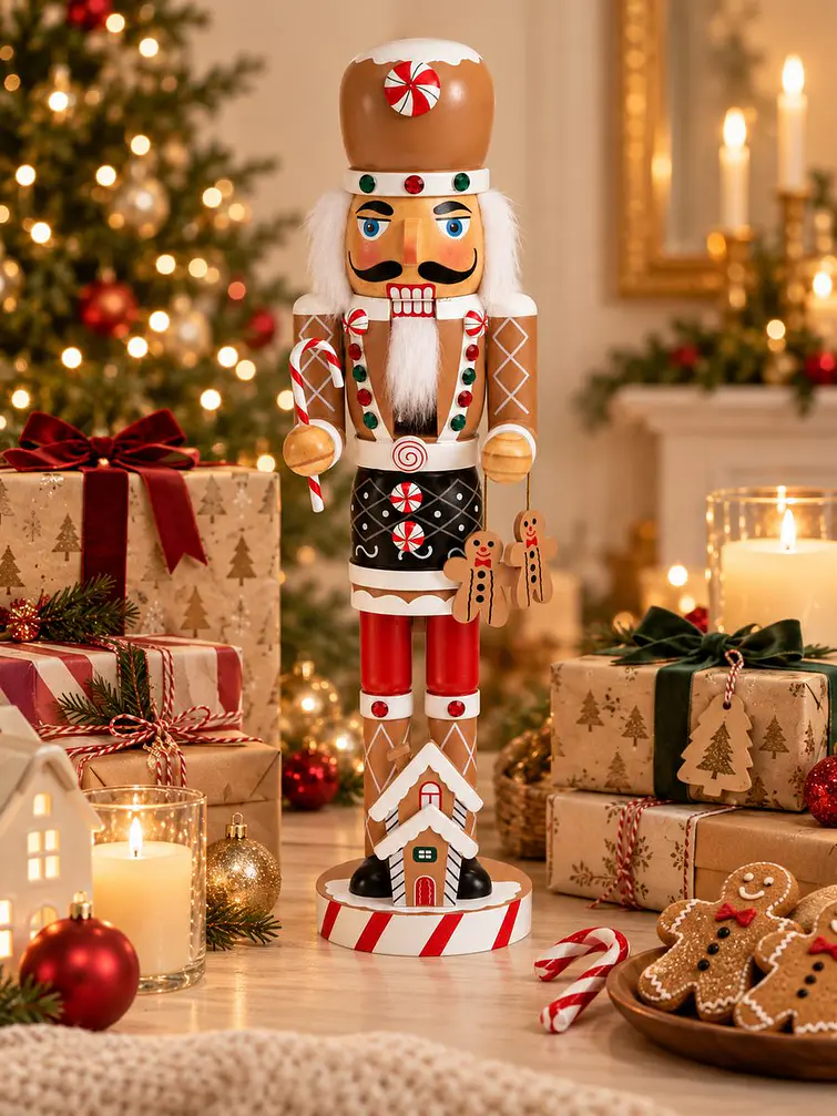 ADORNO NAVIDEÑO CASCANUECES 38 CM 1