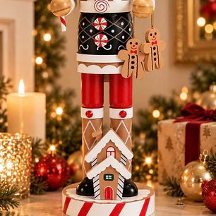 ADORNO NAVIDEÑO CASCANUECES 38 CM