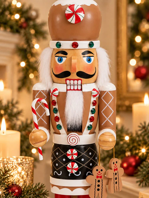 ADORNO NAVIDEÑO CASCANUECES 38 CM 3